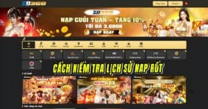 Cách Kiểm Tra Lịch Sử Nạp Rút Tại ZB368