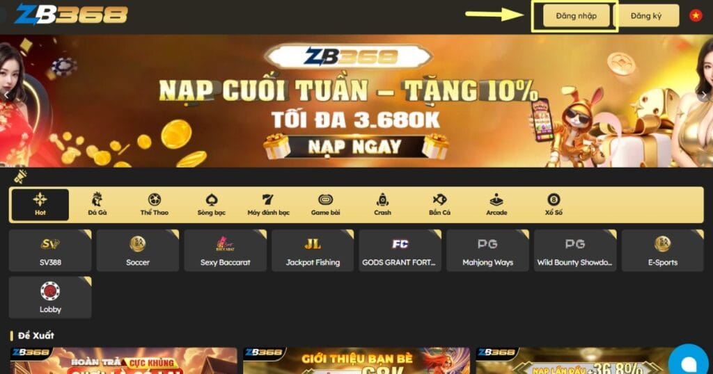 Cách Đăng Nhập ZB368 An Toàn